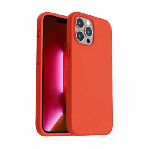 iphone 14 pro max silikonskal rvelon rosa