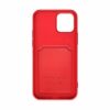 iphone 14 silikonskal med korthallare rod 4