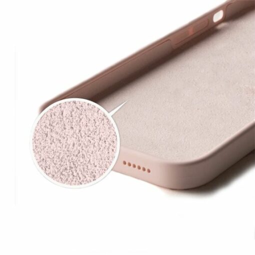 iphone 14 silikonskal sand rosa 3