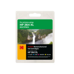 kodak 364xl n9j74ae value pack sort cyan magenta gul 18 34 ml hp