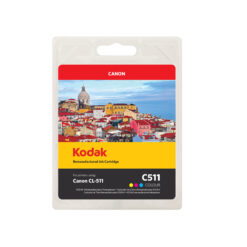 kodak cl 511 color cyan magenta 12 ml canon kompatibel