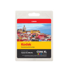 kodak hc cl 546xl color cyan magenta 16 5 ml canon kompatibel