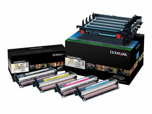 lexmark sort farve cyan magenta gul 30000 sider printer billedenhed