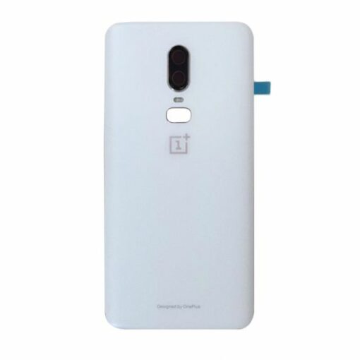 oneplus 6 baksida batterilucka silkes vit 1