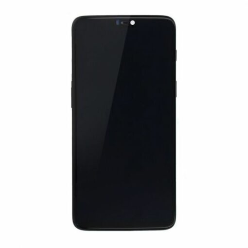 oneplus 6 skarm display midnatt svart 2