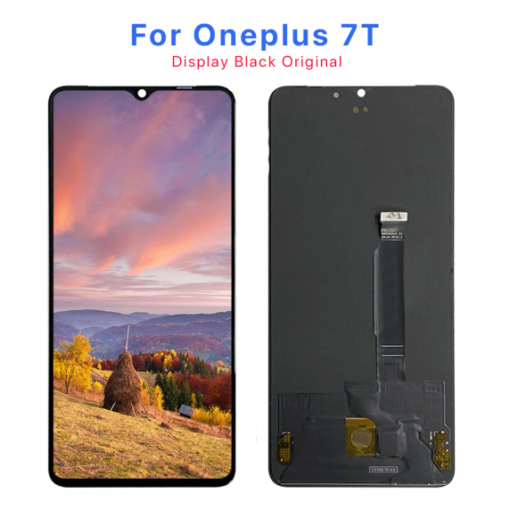 oneplus 7t skarm display svart