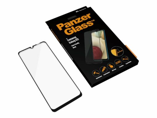 panzerglass case friendly skaermbeskytter sort transparent 27