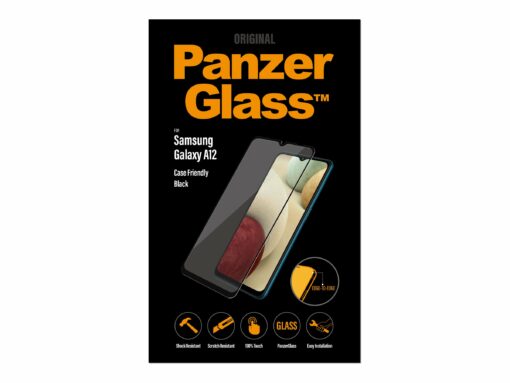 panzerglass case friendly skaermbeskytter sort transparent 29