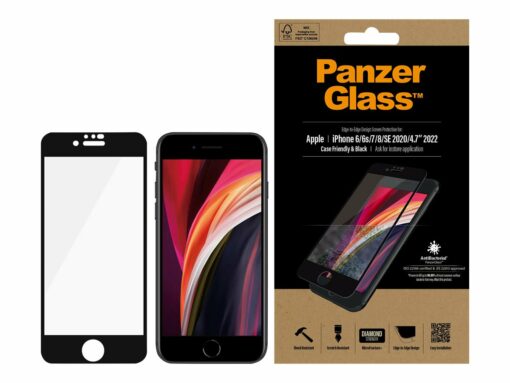 panzerglass case friendly sort for apple iphone 6 6s 7 8 se 2 generation 3
