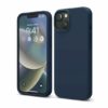 silicone case iphone 14 midnight blue