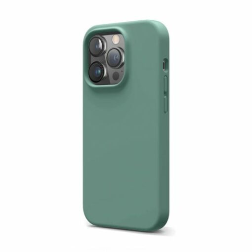 silicone case iphone 14 pro pine needle green 2