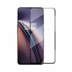 skarmskydd oneplus nord ce 5g 3d hardat glas svart miljo