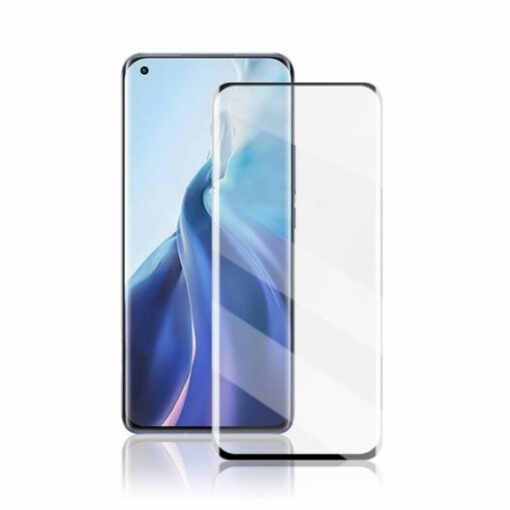 skarmskydd xiaomi mi 11 3d hardat glas svart