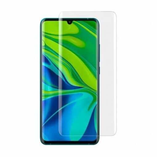 skarmskydd xiaomi mi note 10 uv hardat glas