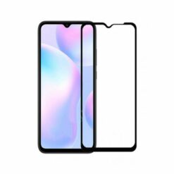 skarmskydd xiaomi redmi 9a 3d hardat glas svart