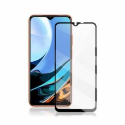 skarmskydd xiaomi redmi 9t 3d hardat glas svart miljo