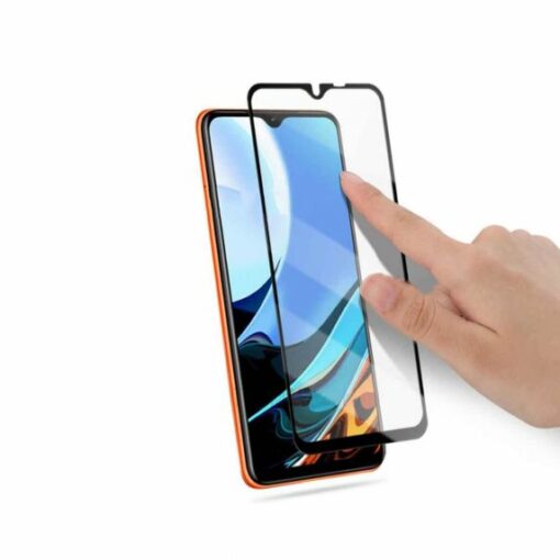 skarmskydd xiaomi redmi 9t 3d hardat glas svart miljo 3