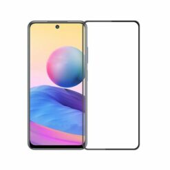 skarmskydd xiaomi redmi note 10 5g 3d hardat glas svart