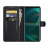 sony xperia 10 iv planboksfodral med stativ svart 2