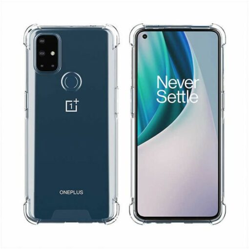 stottaligt mobilskal oneplus nord n10 5g transparent 3