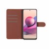 xiaomi redmi note 10 10s planboksfodral med stativ brun 1