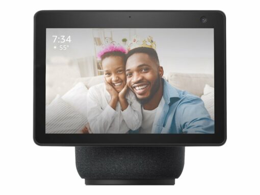 amazon echo show 10 3rd generation smart display brunsort