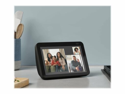 amazon echo show 8 2nd generation smart display antracit sort 3