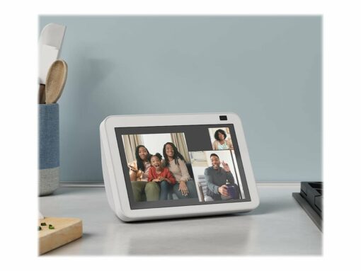 amazon echo show 8 2nd generation smart display glacier white 1