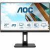 aoc 27p2q 27 1920 x 1080 dvi vga hd 15 hdmi displayport 75hz pivot skaerm