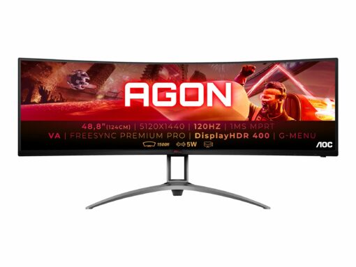 aoc agon ag493ucx 49 5120 x 1440 hdmi displayport usb c 120hz