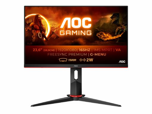 aoc gaming c24g2ae bk 24 1920 x 1080 vga hd 15 hdmi displayport 165hz