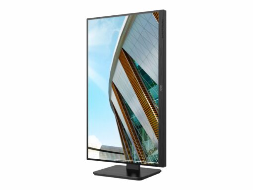 aoc q27p2q 27 2560 x 1440 vga hd 15 hdmi displayport 75hz pivot skaerm 2