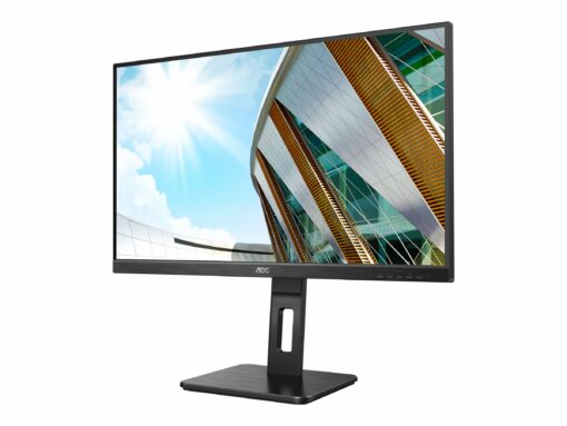 aoc q27p2q 27 2560 x 1440 vga hd 15 hdmi displayport 75hz pivot skaerm 3