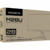 gigabyte m28u 28 3840 x 2160 hdmi displayport usb c 144hz 7