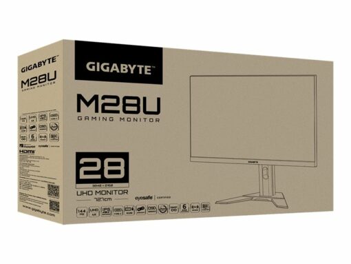 gigabyte m28u 28 3840 x 2160 hdmi displayport usb c 144hz 7