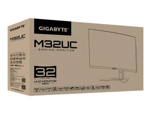 gigabyte m32u 315 3840 x 2160 hdmi displayport usb c 160hz 8