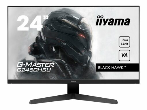 iiyama g master black hawk g2450hsu b1 24 1920 x 1080 hdmi displayport 75hz