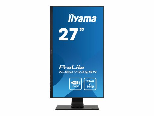 iiyama prolite xub2792qsn b1 27 2560 x 1440 hdmi displayport usb c 75hz 1