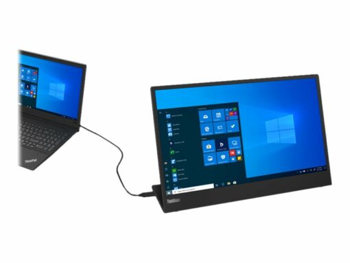 lenovo thinkvision m15 156 1920 x 1080 usb c 60hz 1