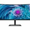 philips e line 346e2cuae 34 3440 x 1440 hdmi displayport usb c 100hz