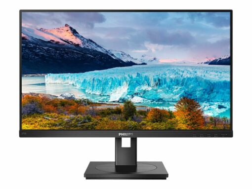 philips s line 275s1ae 27 2560 x 1440 dvi hdmi displayport 75hz pivot skaerm 1