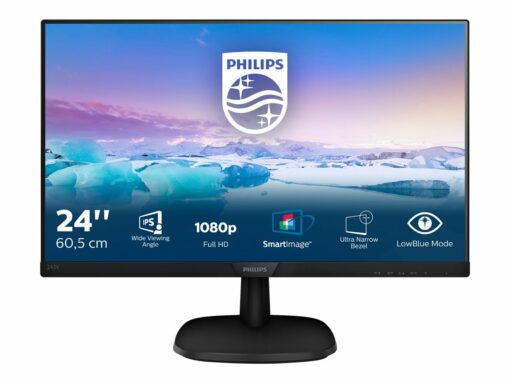 philips v line 243v7qjabf 24 1920 x 1080 vga hd 15 hdmi displayport 60hz