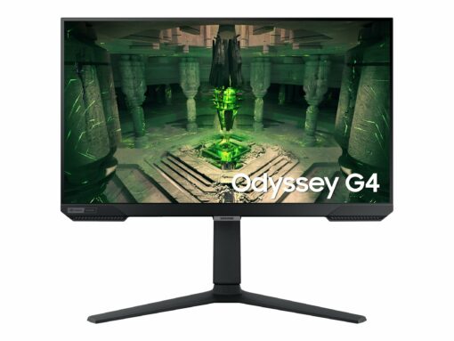 samsung odyssey g4 s25bg400eu 25 1920 x 1080 hdmi displayport 240hz pivot skaerm 1