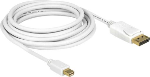 DeLOCK DisplayPort kabel 2 meter Vit