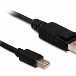 DeLOCK Mini DisplayPort till DisplayPort Adapterkabel Hane 1 m Svart