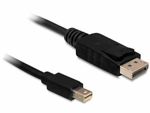 DeLOCK Mini DisplayPort till DisplayPort Adapterkabel Hane 1 m Svart