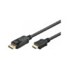 Goobay DisplayPort HDMI 1.2 5m Svart