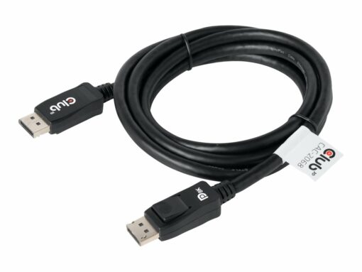 club 3d displayport 14 to displayport 14 m m 2m