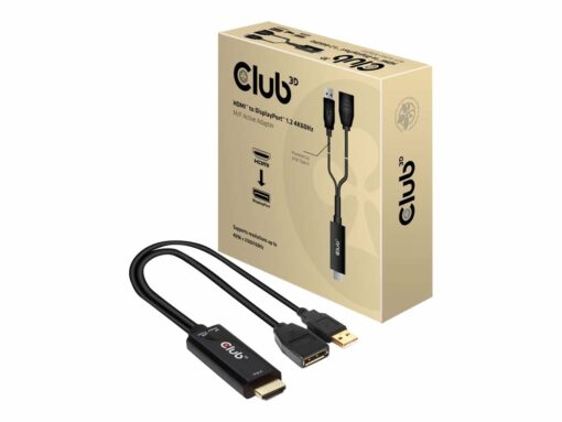 club 3d videoadapter displayport hdmi 25cm 1