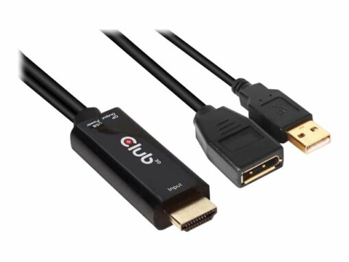 club 3d videoadapter displayport hdmi 25cm 2